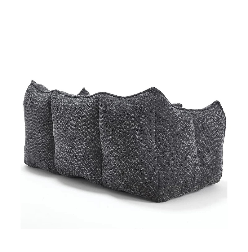 Bean Bag Chair for Adults, Cozy Chenille Sofa, Perfect Gaming, Reading, and Relaxing-The Pop Home