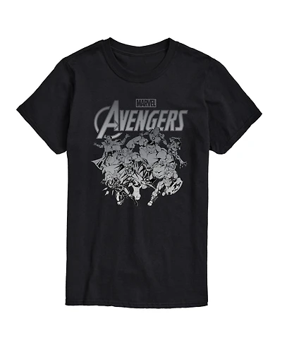 Airwaves Men's The Avengers Short Sleeve T-Shirt