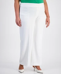 Kasper Plus Size Crepe Pants