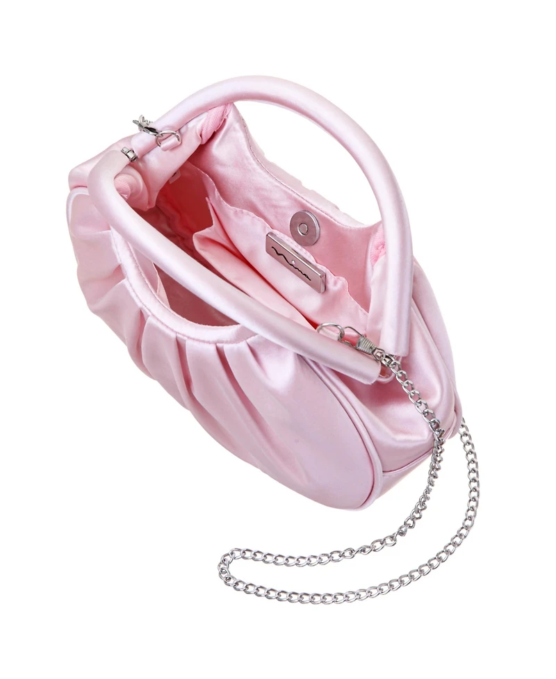 Nina Mini Moon with Cut Out Handle Satchel Bag