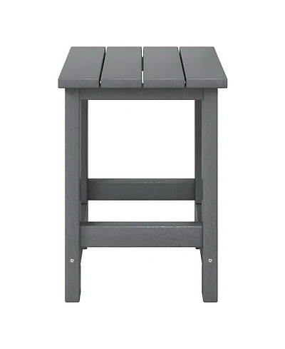 Kids Outdoor Patio Furniture Hdpe Adirondack Square Side Table