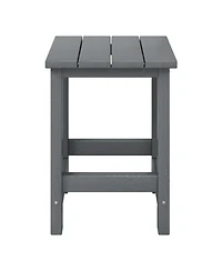 Kids Outdoor Patio Furniture Hdpe Adirondack Square Side Table