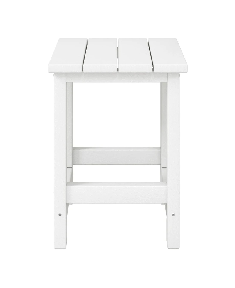 Kids Outdoor Patio Furniture Hdpe Adirondack Square Side Table