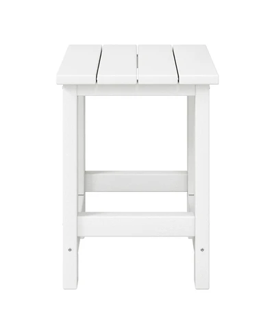 Kids Outdoor Patio Furniture Hdpe Adirondack Square Side Table