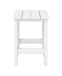 Kids Outdoor Patio Furniture Hdpe Adirondack Square Side Table