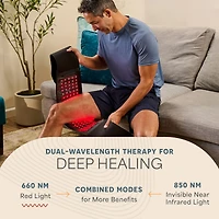 LifePro Red Light Therapy Belt – Near Infrared & Red Light for Pain Relief, Muscle Soreness, Inflammation, and Joint Therapy
