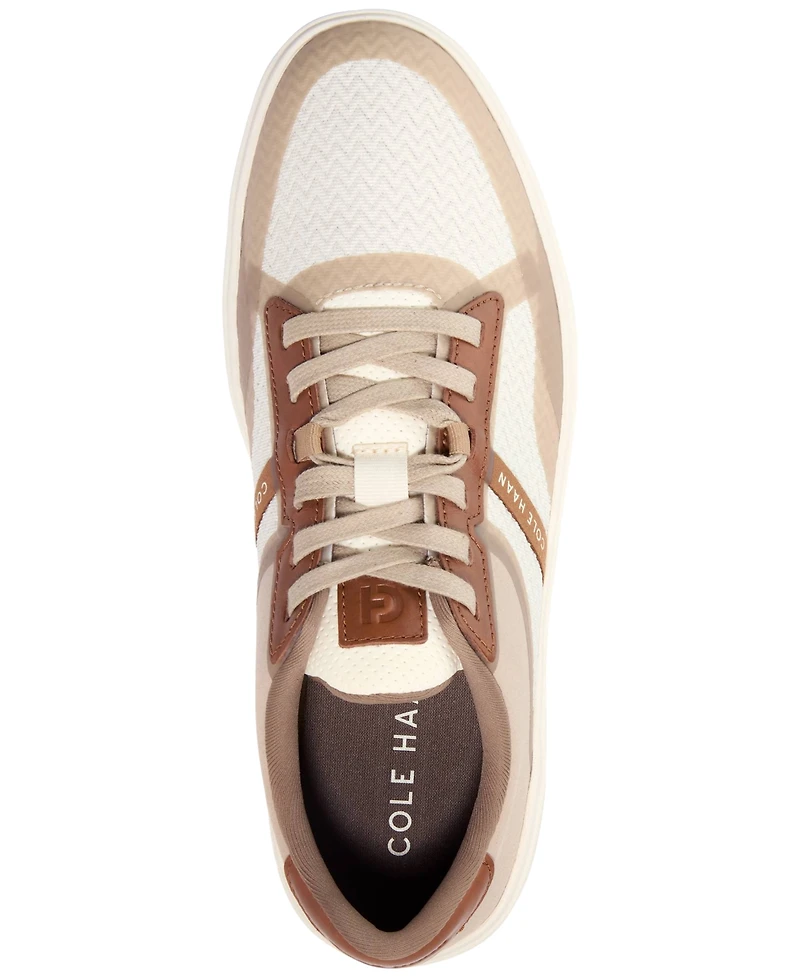 Cole Haan Men's Grand Crosscourt Winner Mixed-Media Lace-Up Sneakers