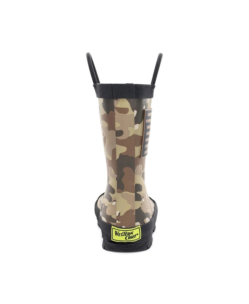 Western Chief Big Boys Frontier Flag Camo Rain Boot