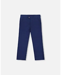 Deux par Toddler Boys Slant Pocket Pants Navy Blue - Toddler|Child
