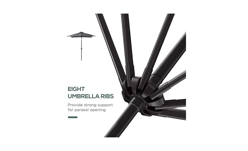 Large Outdoor Beach Umbrella for Sun Protection and Beach Shade