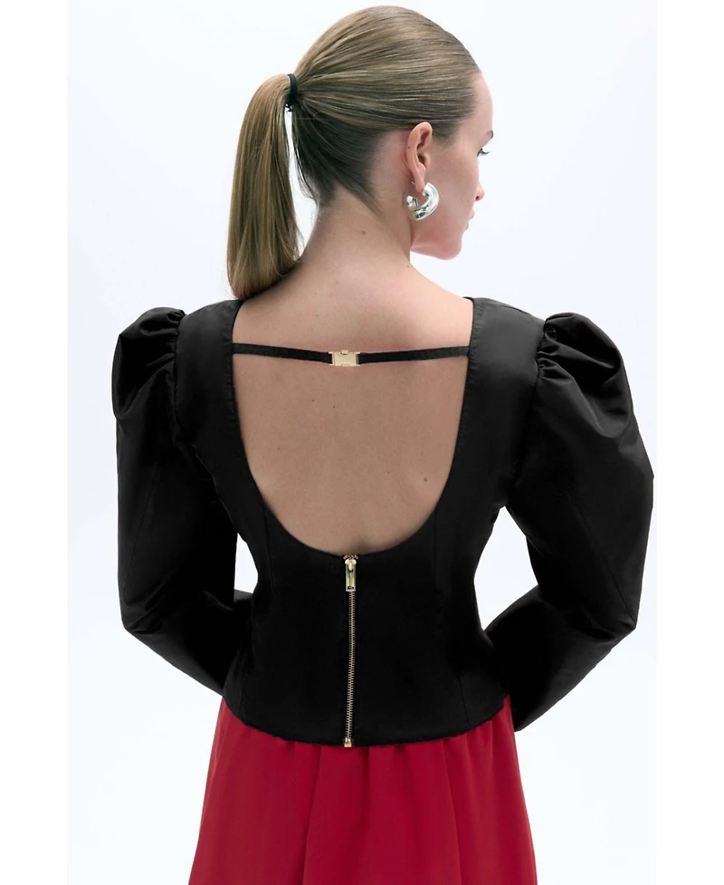 Nocturne Women's Boat Neck Blouse
