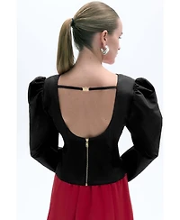 Nocturne Women's Boat Neck Blouse
