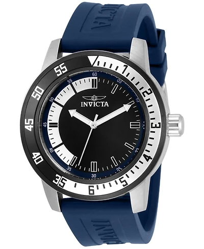 Invicta Men's 34013 Specialty Quartz Multifunction Black, Blue, White Dial Watch