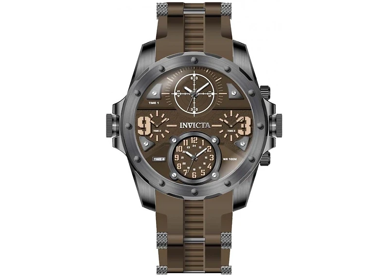 Invicta Men's 39357 Coalition Forces Quartz Chronograph Brown Dial Watch