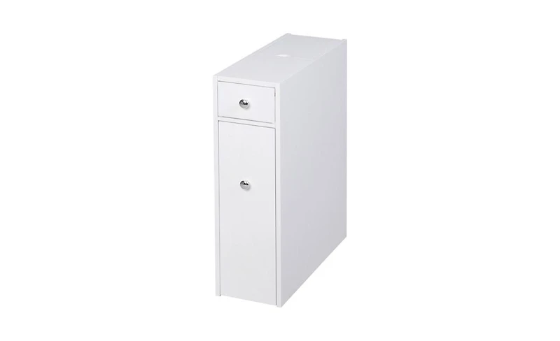 Paper Cabinet / Side Table / Bathroom Corner Cabinet Space-Saving Storage for Bathroom or Home Use