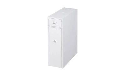 Paper Cabinet / Side Table / Bathroom Corner Cabinet Space-Saving Storage for Bathroom or Home Use