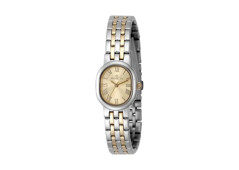 Invicta Women's Angel Quartz 3 Hand Gold Dial Watch