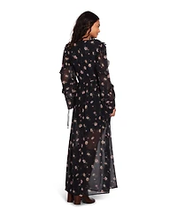 Belle & Bloom Women's Come As You Are Floral Maxi Dress