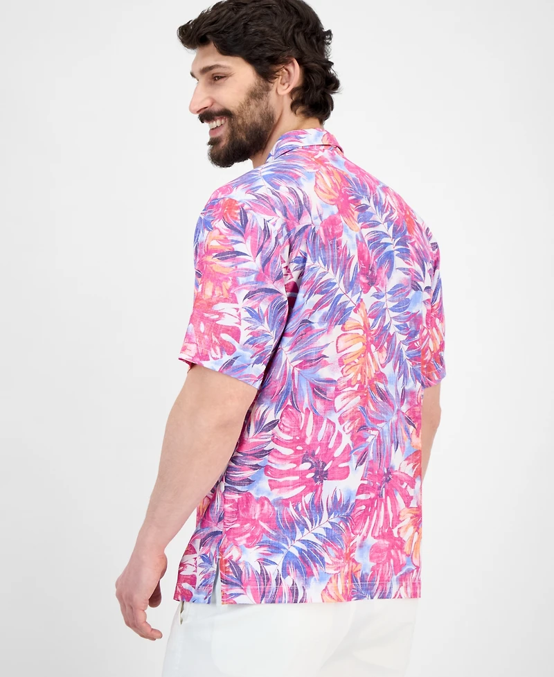 Tommy Bahama Men's Coastal Ease Frond Fiesta Performance Short-Sleeve Shirt