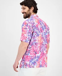 Tommy Bahama Men's Coastal Ease Frond Fiesta Performance Short-Sleeve Shirt