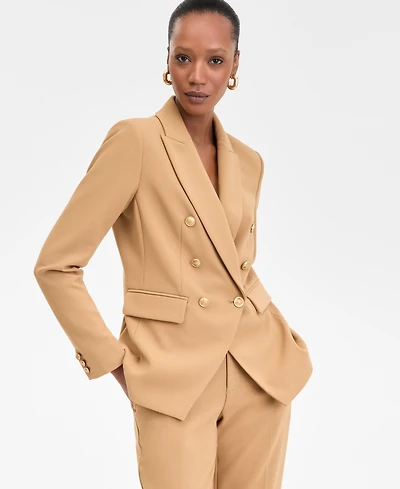 I.n.c. International Concepts Women's Double-Breasted Blazer