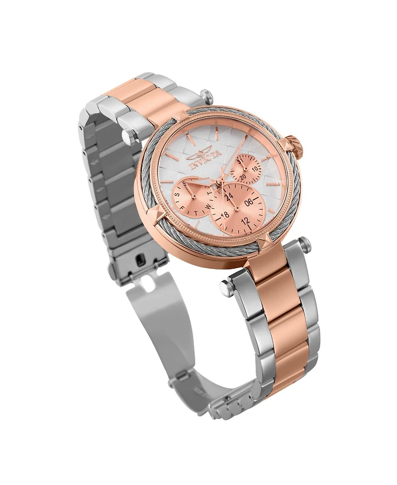 Invicta Women's 28962 Bolt Quartz 3 Hand White Dial Watch