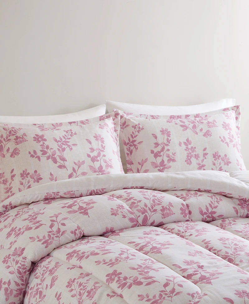 Addison Park Amelia Reversible Printed 3-Pc. Comforter Sets, Exclusively at Macy's
