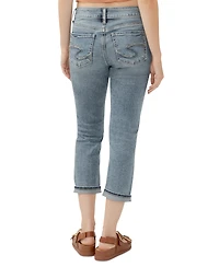 Silver Jeans Co. Women's Suki Mid-Rise Capri