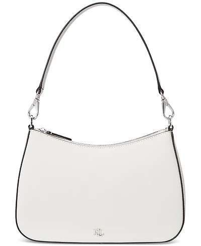 Lauren Ralph Lauren Women's Crosshatch Leather Medium Danni Shoulder Bag