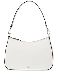 Lauren Ralph Lauren Women's Crosshatch Leather Medium Danni Shoulder Bag