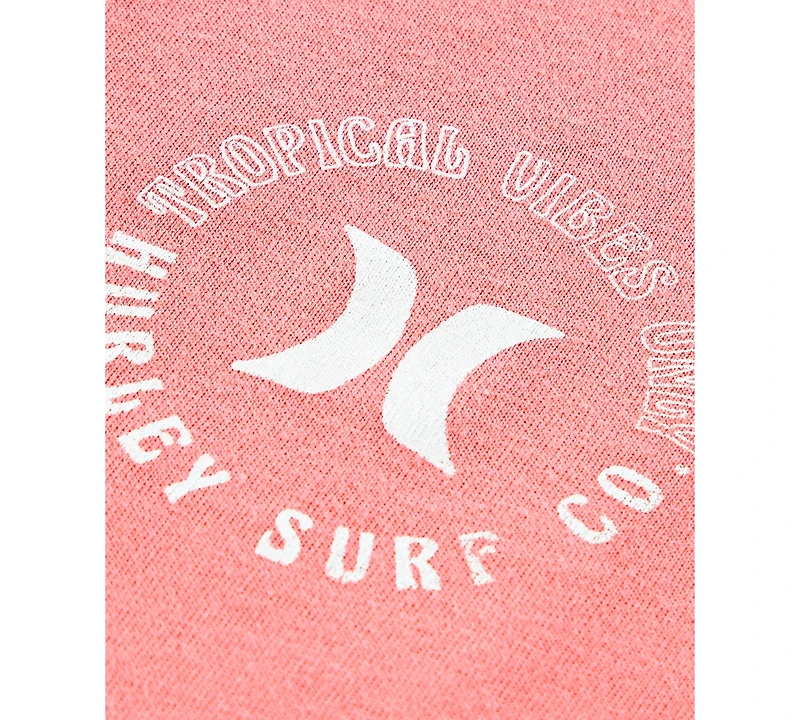 Hurley Big Girls Tropical Vibes Only Graphic T-Shirt