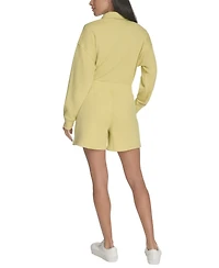 Calvin Klein Women's Smocked Waistband Midi Shorts