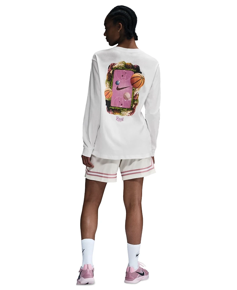 Nike Women's Cotton Long-Sleeve Basketball T-Shirt