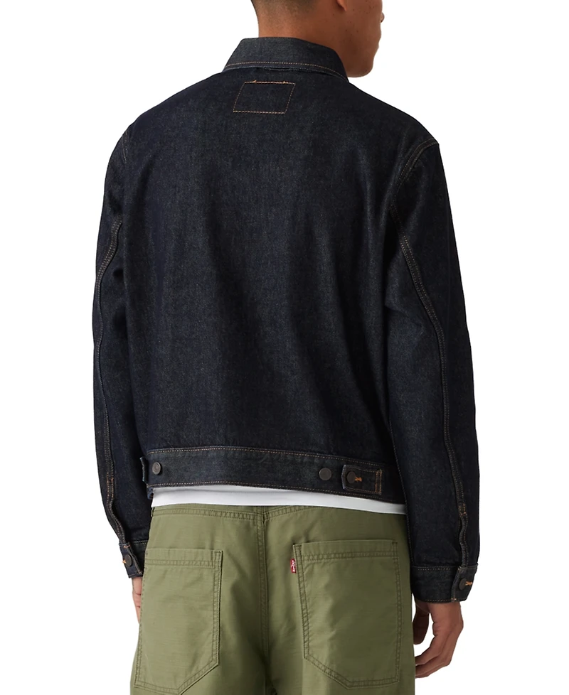 Levi's Men's Embarcadero Station Relaxed-Fit Denim Trucker Jacket