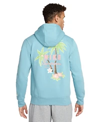 Nike Men's Club Fleece Double Layer Full-Zip Logo Hoodie