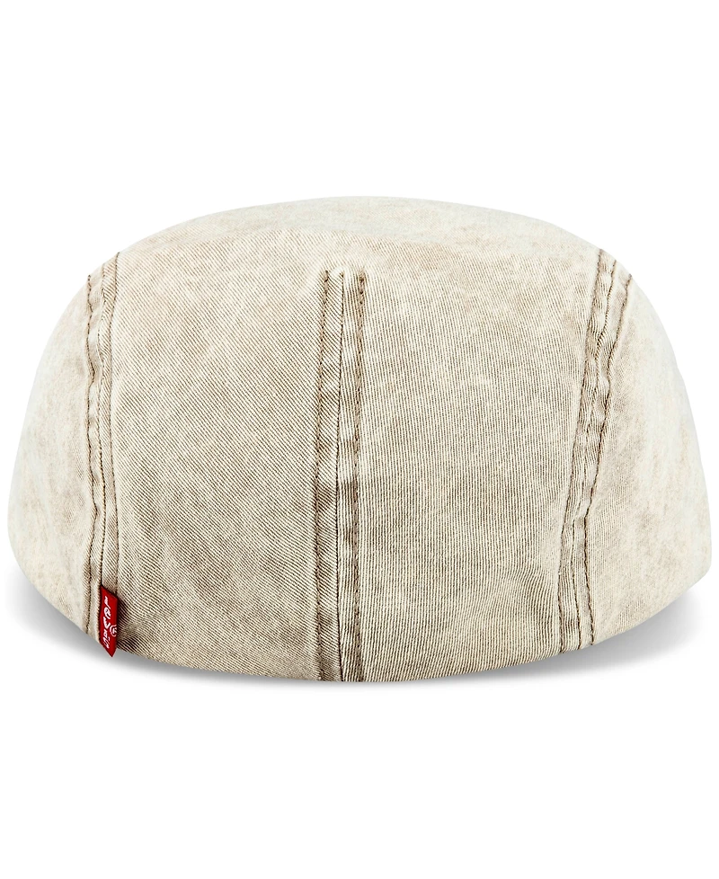 Levi's Men's Snow Washed Flat Top Ivy Cap