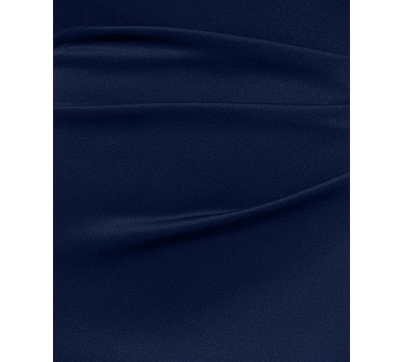 Xscape Women's Off-The-Shoulder Ruffled Side-Slit Gown