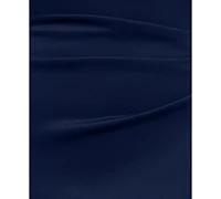 Xscape Women's Off-The-Shoulder Ruffled Side-Slit Gown