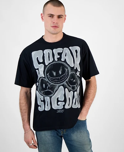 SimleyWorld Men's So Far So Good Regular-Fit Graphic T-Shirt