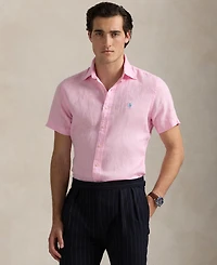 Polo Ralph Lauren Men's Short-Sleeve Linen Button-Up
