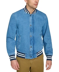 Levi's Men's Denim Full-Zip Varsity Bomber Jacket
