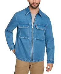 Levi's Men's Solid Full-Zip Shirt Jacket