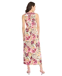 Donna Morgan Women's Cotton Printed Maxi Dress