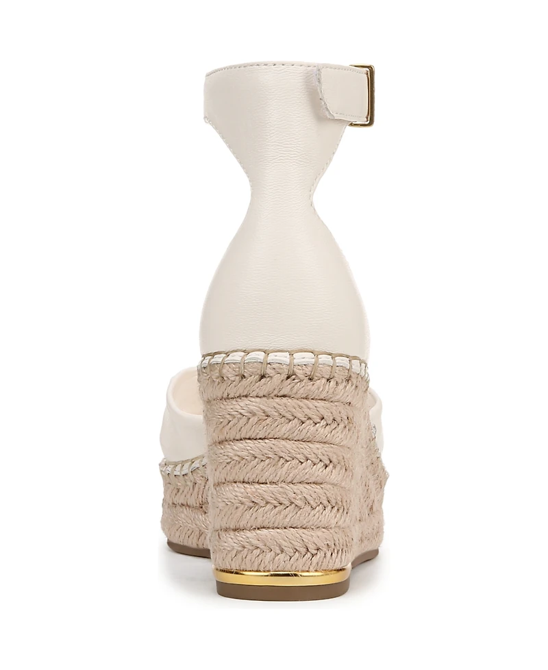 Franco Sarto Women's Clementine Open Toe Espadrille Wedge Sandals