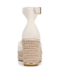 Franco Sarto Women's Clementine Open Toe Espadrille Wedge Sandals