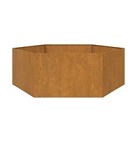 Planter Rusty 54.3"x47.2"x17.7" Corten Steel