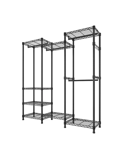 Wire Garment Rack for Easy Clothing Storage and Organization