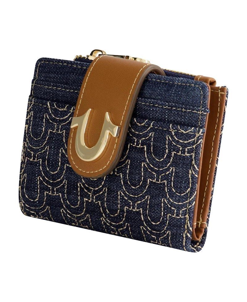 True Religion Horseshoe Quilted Small Wallet
