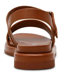 Anne Klein Women's Elani Round Toe Footbed Sandals