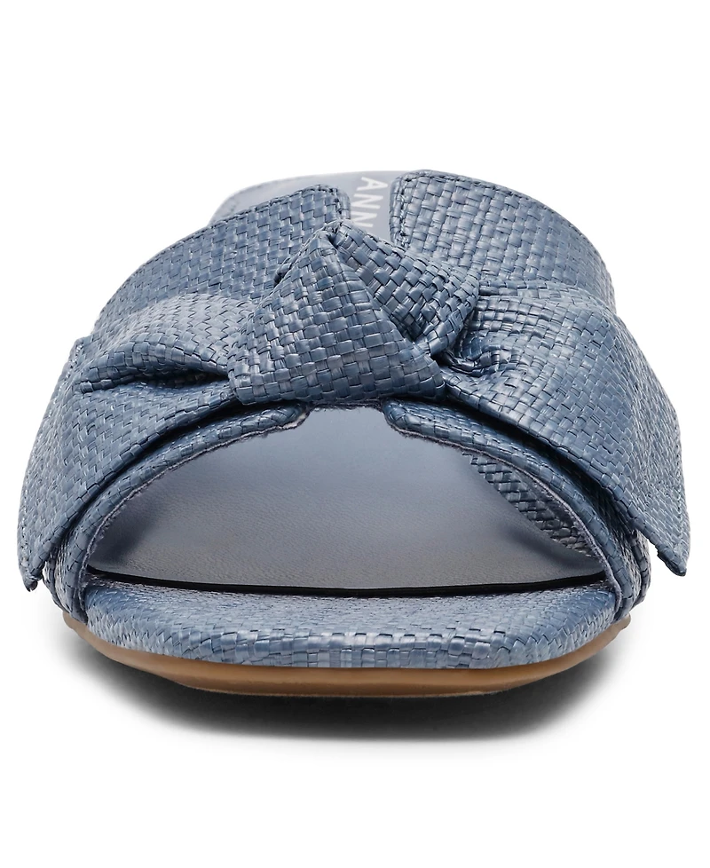 Anne Klein Women's Kizmet Knot Block Heel Dress Sandals